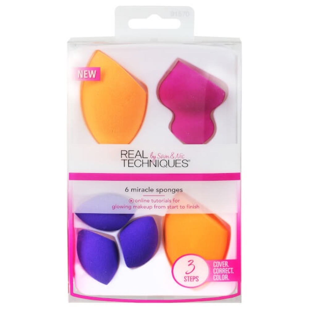 Real Techniques 6 makeup sponges!